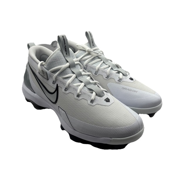 Nike Force Trout 9 Elite MCS Mens Molded Baseball Cleats Size 11.5 White Silver - Picture 1 of 7